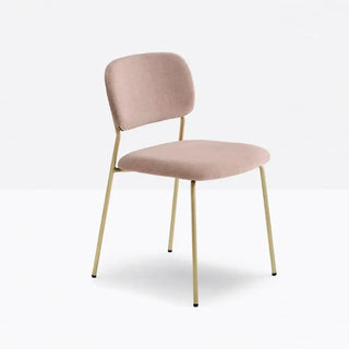 Pedrali Jazz 3719 upholstered chair with steel frame