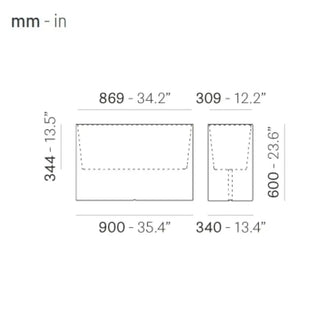 Pedrali Kado polyethylene vase