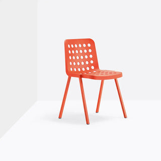 Pedrali Koi-Booki 370 polypropylene chair with aluminium frame and legs - Buy now on ShopDecor - Discover the best products by PEDRALI design