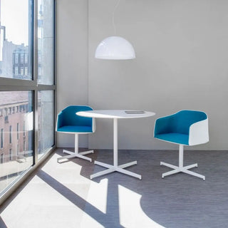 Pedrali Laja 5430 table base with round base Ø 82 cm. - 32.28 in.