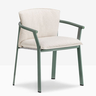 Pedrali Lamorisse 3684 aluminium chair with cushion - Buy now on ShopDecor - Discover the best products by PEDRALI design