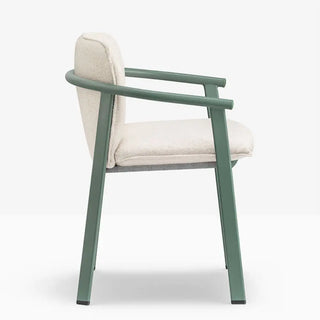 Pedrali Lamorisse 3684 aluminium chair with removable cushion