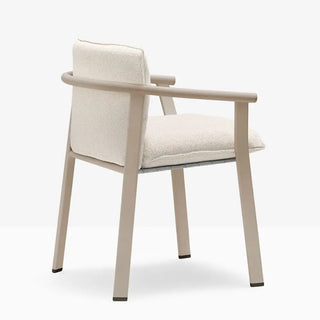 Pedrali Lamorisse 3684 aluminium chair with removable cushion