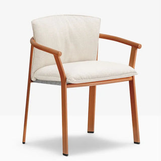 Pedrali Lamorisse 3684 aluminium chair with removable cushion