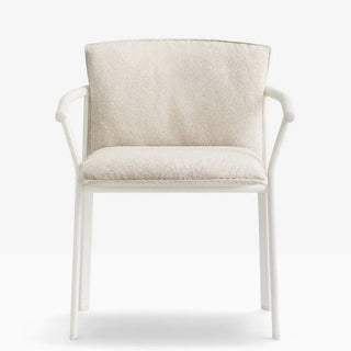 Pedrali Lamorisse 3684 aluminium chair with removable cushion
