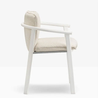 Pedrali Lamorisse 3684 aluminium chair with removable cushion