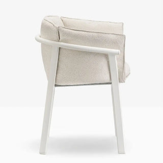 Pedrali Lamorisse 3685 aluminium armchair with removable cushion
