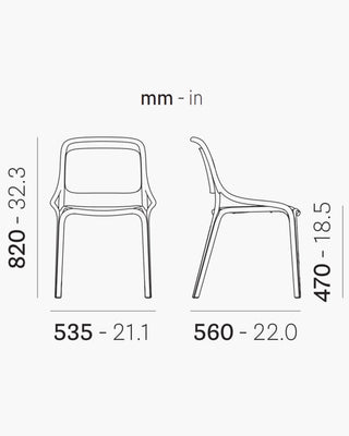Pedrali Libre 590 polypropylene chair