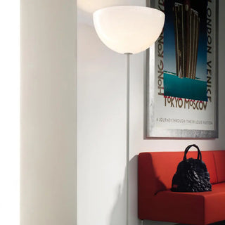 Pedrali Lighting Time L002ST floor lamp with double polycarbonate diffuser and steel base