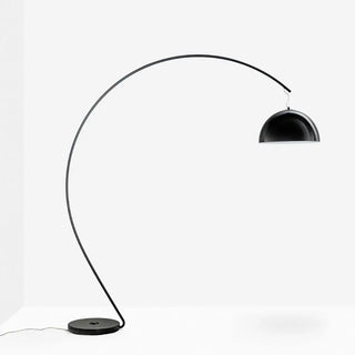 Pedrali Lighting Time L002T floor lamp with double polycarbonate diffuser and steel base