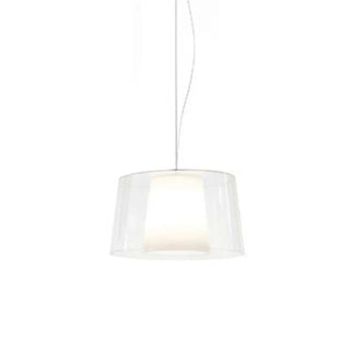 Pedrali Lighting Time L001S suspension lamp with double polycarbonate diffuser