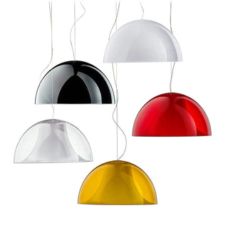 Pedrali Lighting Time L002S suspension lamp with double polycarbonate diffuser