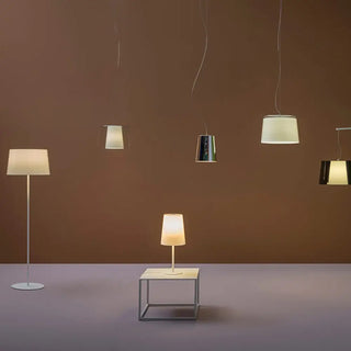 Pedrali Lighting Time L001S suspension lamp with single polycarbonate diffuser