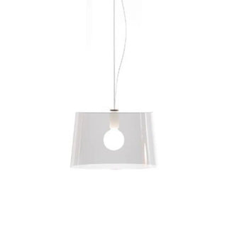Pedrali Lighting Time L001S suspension lamp with single polycarbonate diffuser