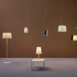 Pedrali Lighting Time L001S suspension lamp with single polycarbonate diffuser