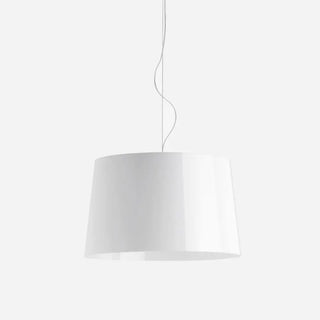 Pedrali Lighting Time L001S suspension lamp with single polycarbonate diffuser