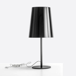 Pedrali Lighting Time L001TA table lamp with single polycarbonate diffuser and steel base