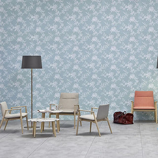 Pedrali Malmo 296 Lounge upholstered armchair with ash frame