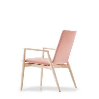 Pedrali Malmo 298 Relax upholstered armchair with ash frame