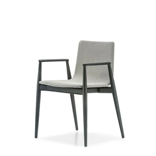 Pedrali Malmo 396 upholstered chair with ash frame
