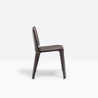 Pedrali Mood 720 chair in genuine leather