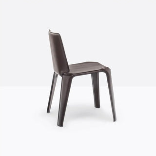 Pedrali Mood 720 chair in genuine leather
