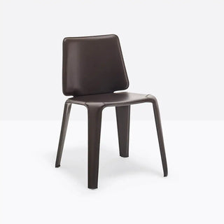 Pedrali Mood 720 chair in genuine leather