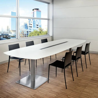 Pedrali Mya 700 polypropylene chair with steel frame