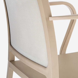 Pedrali Mya 706/2 chair with armrests and backrest in textilene - Buy now on ShopDecor - Discover the best products by PEDRALI design