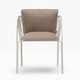 Pedrali Narì 6360 steel chair with removable cushion