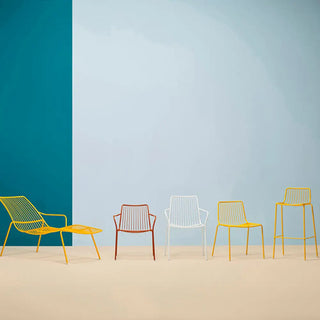 Pedrali Nolita 3650 steel chair with low backrest