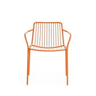 Pedrali Nolita 3655 steel armchair with low backrest