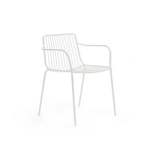 Pedrali Nolita 3655 steel armchair with low backrest