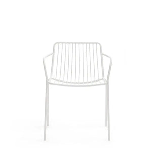 Pedrali Nolita 3655 steel armchair with low backrest