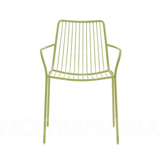 Pedrali Nolita 3656 steel armchair with high backrest