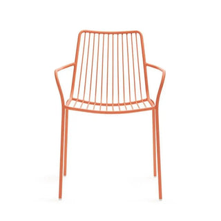 Pedrali Nolita 3656 steel armchair with high backrest