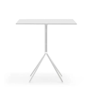 Pedrali Nolita 5454 steel table with 4-spokes base