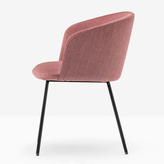 Pedrali Nym Soft 2887 padded armchair with steel frame - Buy now on ShopDecor - Discover the best products by PEDRALI design