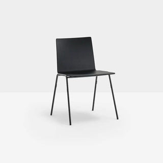 Pedrali Osaka Metal 5711 ash chair with steel legs