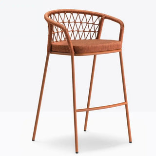 Pedrali Panarea stool with removable cushion