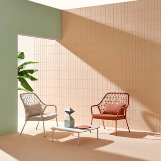 Pedrali Panarea 3679 lounge armchair with removable cushion