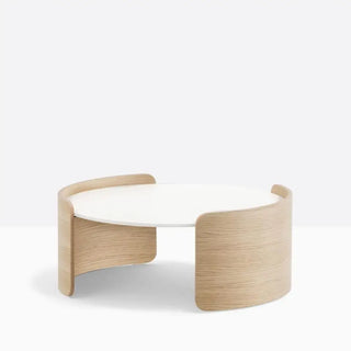 Pedrali Parenthesis coffee table with oak structure