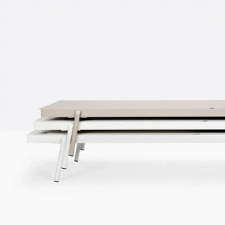 Pedrali Rail sun lounger with cushion