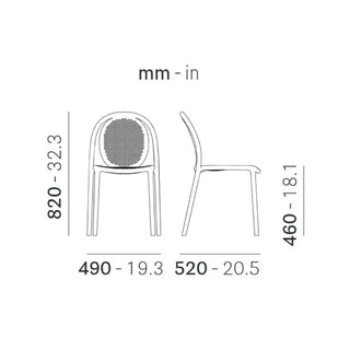 Pedrali Remind 3730 polypropylene chair