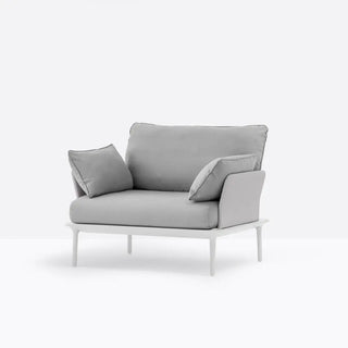 Pedrali Reva sofa/armchair with side pillows