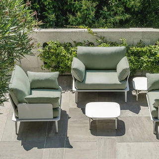 Pedrali Reva sofa/armchair with side pillows