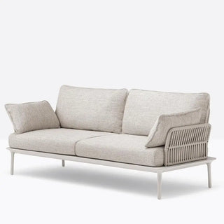 Pedrali Reva Twist sofa/armchair with side pillows - Buy now on ShopDecor - Discover the best products by PEDRALI design