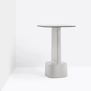 Pedrali Serif 861 polyethylene high table with solid laminate top