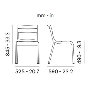 Pedrali Souvenir 550R chair in recycled material - Buy now on ShopDecor - Discover the best products by PEDRALI design