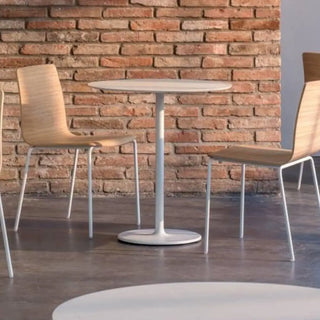 Pedrali Stylus 5402 table base with round base ø 40 cm. - 15.75 in.